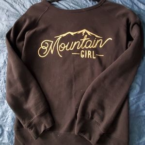 Mountain girl crewneck